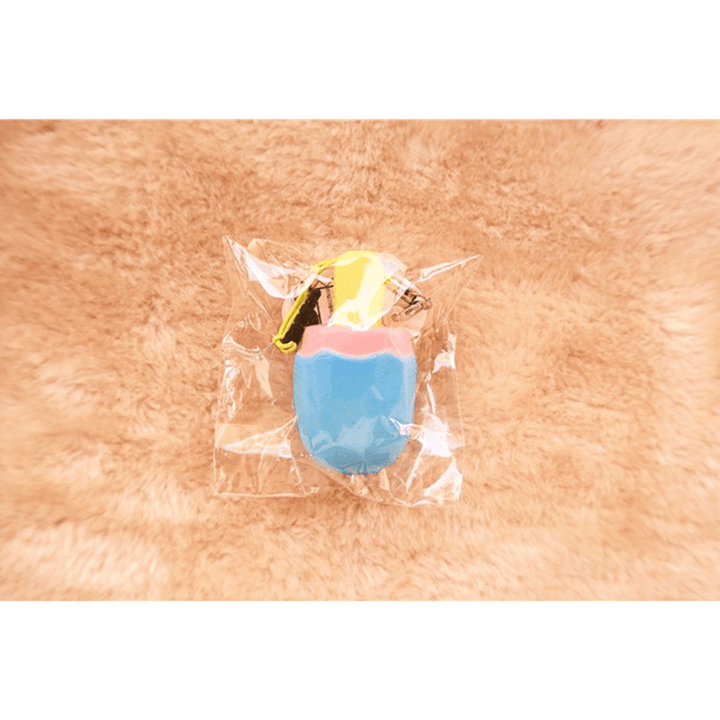 Squishy Popsicle Ice Lolly Ice Cream 6X3X1.7Cm Cute Phone Bag Strap Pendent Gift Toy - Trendha