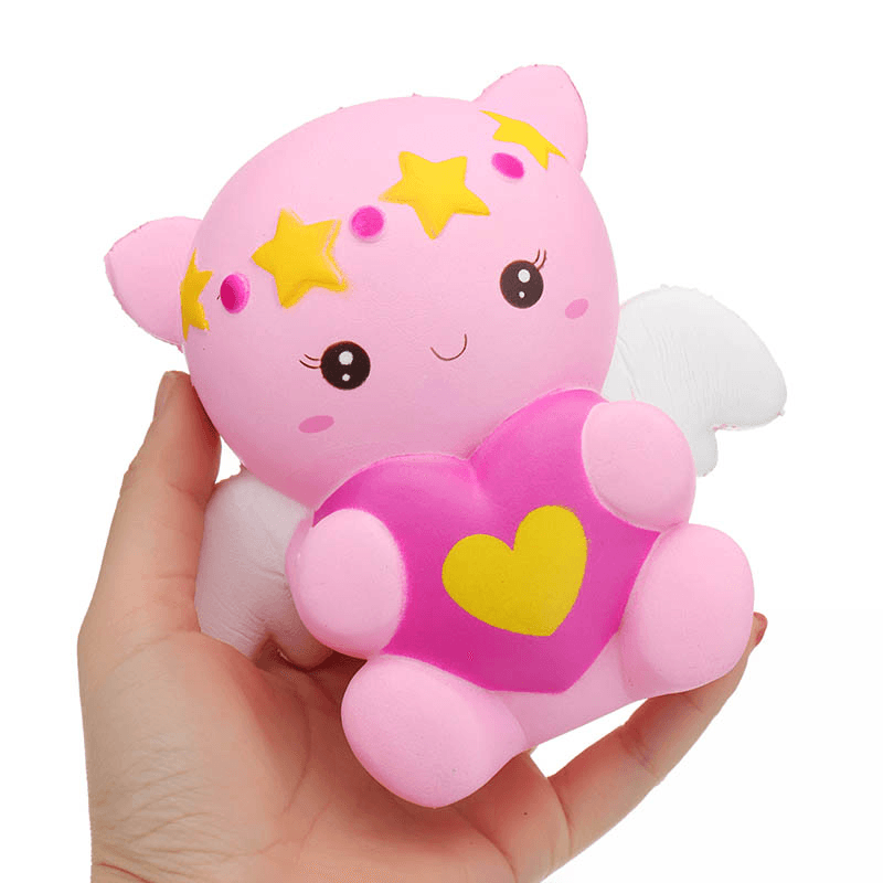 Creamiicandy Yummiibear Angel Kitty Panda Cloud Licensed Squishy 14Cm with Packaging Collection Gift Soft Toy - Trendha