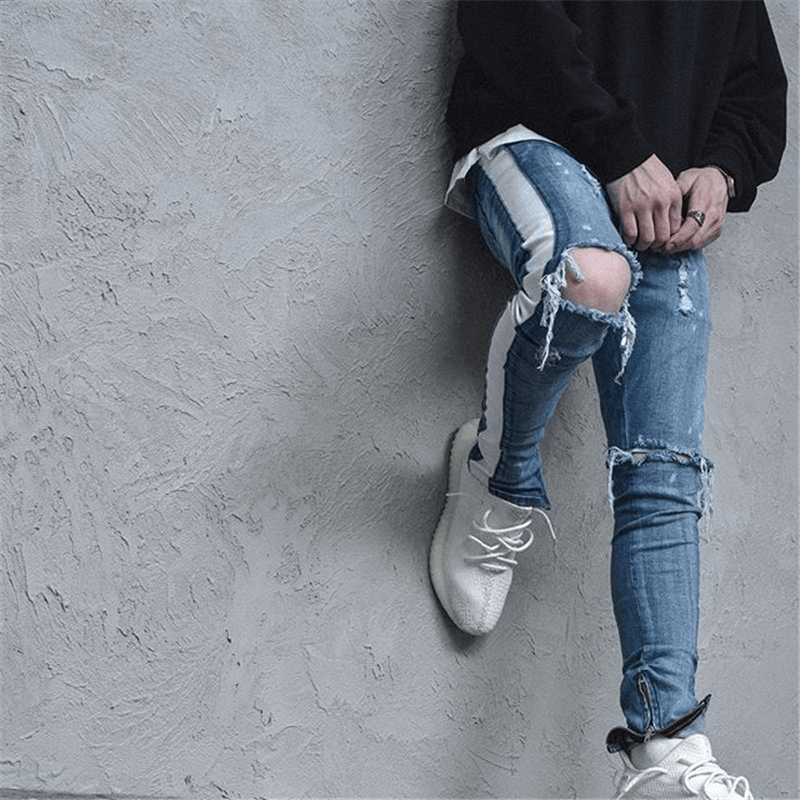 Men'S Ripped Jeans - Trendha