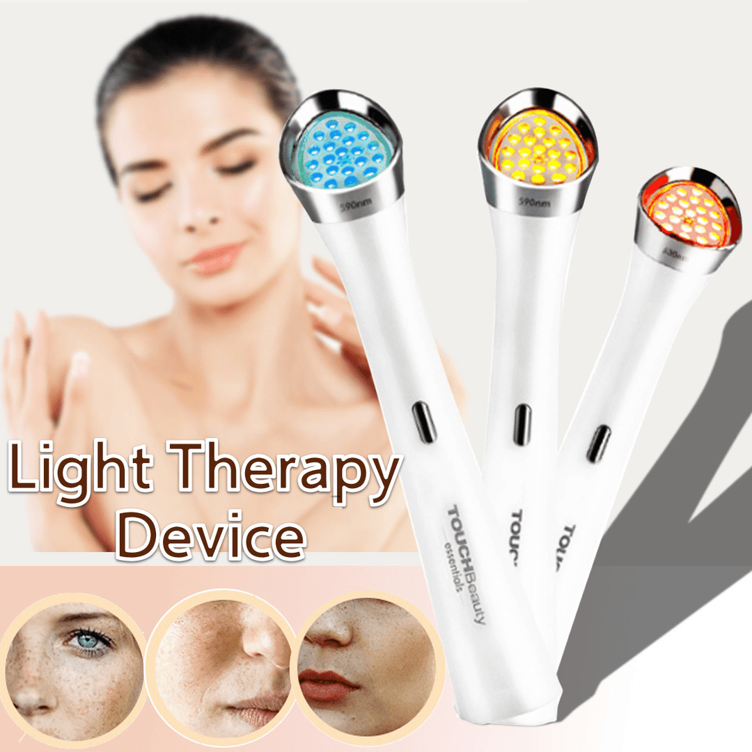 TOUCH Beauty LED Light Therapy Device Disinfects Neutralizes Acne Prevents Acne Regeneration - Trendha