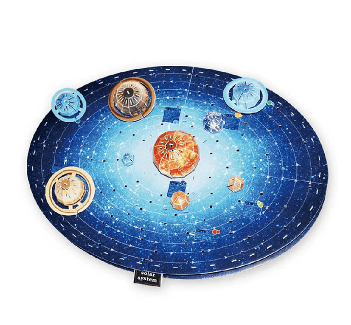 DIY 3D Solar System Nine Planet Paper Puzzle Model Kits for Kids Children Christmas Gift Toys - Trendha