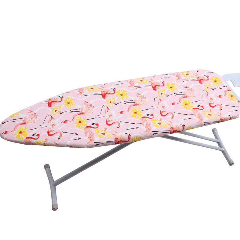 Padded Ironing Board Cover Retaining Flamingo with Heat-Reflective 2-Layers Cotton Pad - Trendha