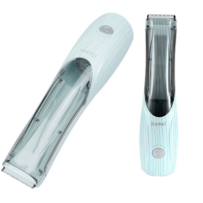 Kemei Electric Clipper Vacuum Baby Hair Clipper Electric Child Hair Beard Trimmer Face Stubble Shaving Machine with Cerami KM-78 - Trendha