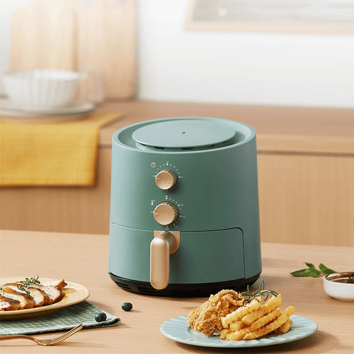 PETRUS PE7615 Electric Air Fryer 700W 1.3L Small Fryer Pot with Timer Controls - Trendha