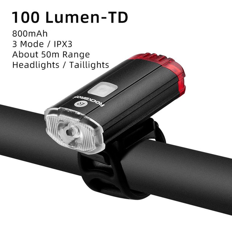 Bicycle Light Headlights Night Riding Glare Flashlight USB Charging - Trendha