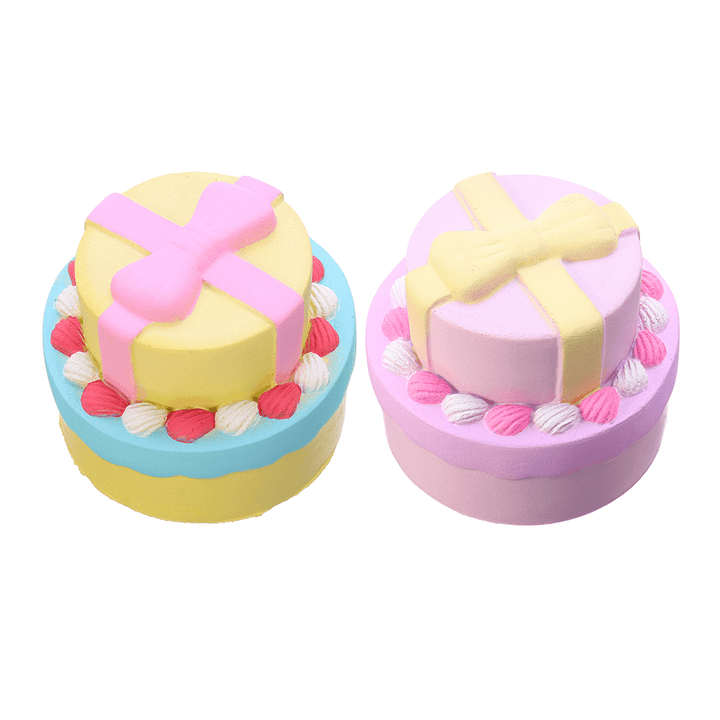Bow-Knot Double Cake Squishy 9CM Jumbo with Packaging Collection Gift - Trendha