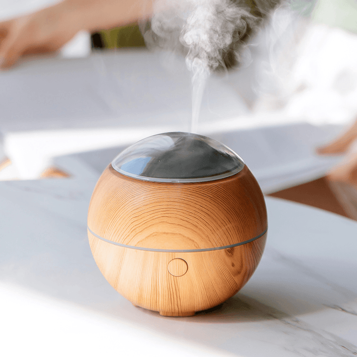 100Ml Mini Humidifier Aroma Essential Oil Diffuser USB 2 Gear Ultrasonic Fog Mist Maker with Colorful Lights for Home Bedroom Office - Trendha