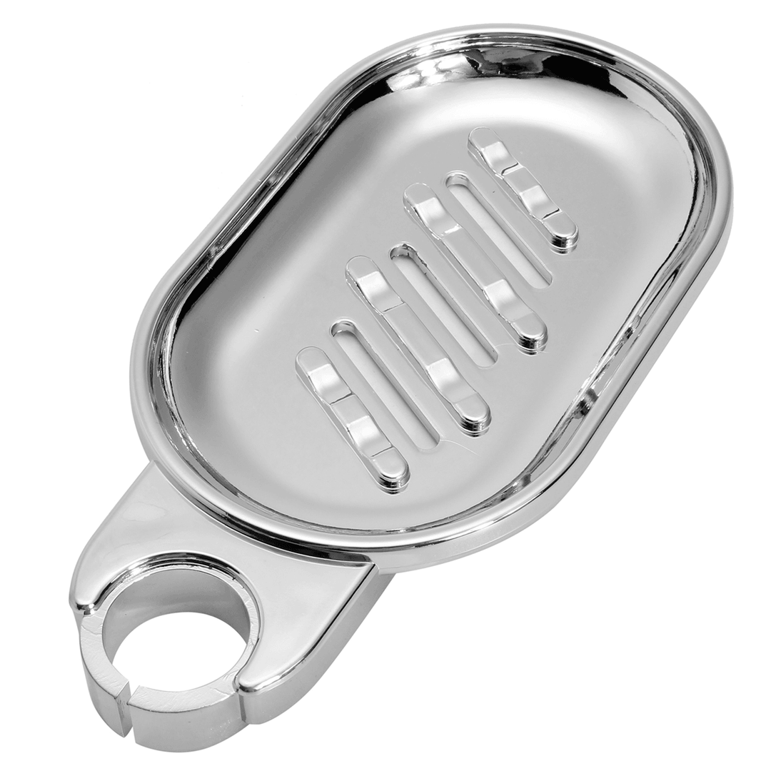 Soap Dish Adjustable Shower Rail Slide Soap Plates Smooth Bathroom Holder - Trendha