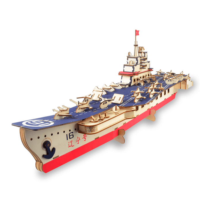 3D Woodcraft Assembly Battleship Series Kit Jigsaw Puzzle Toy Decoration Model for Kids Gift - Trendha
