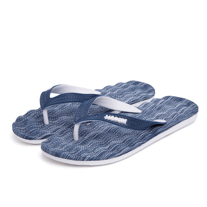 Men'S Casual Outdoor Beach and Indoor Home Clip Toe Slippers - Trendha