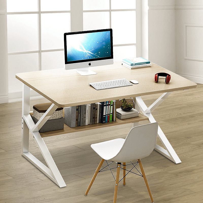 Writing Table Simple Modern Household Computer Desk Simple Students Writing Desk Bedroom Learning Desk for Home - Trendha