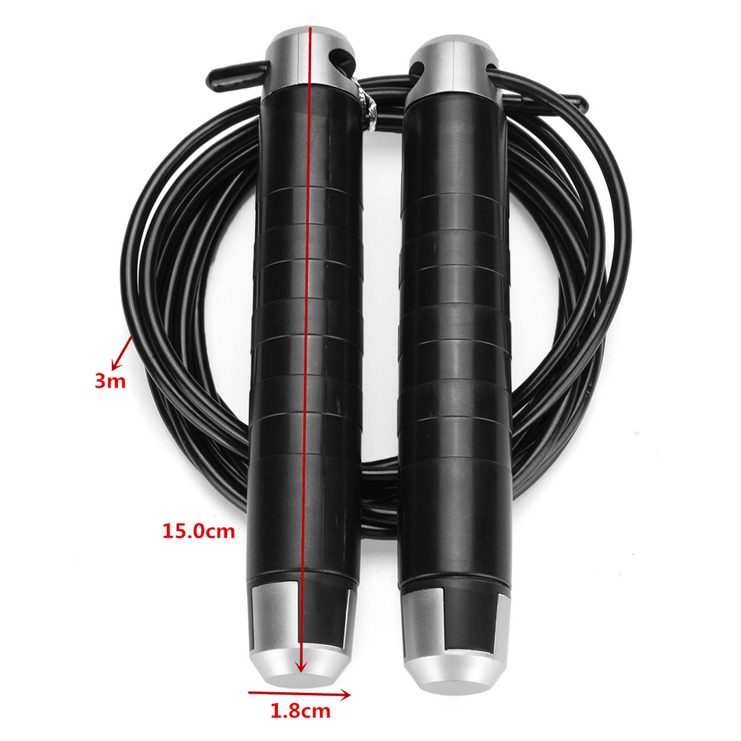Weighted/General Skipping Rope Wire Set Speed Jump Skip Boxing Fitness Exercise Slimming & Exercising Rope Jumping - Trendha