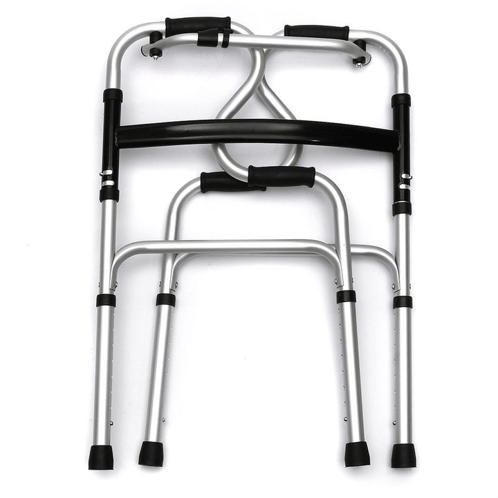 42*54*72CM Folding Aluminium Walking Frame Shower Chair Waliking Holder Pad - Trendha