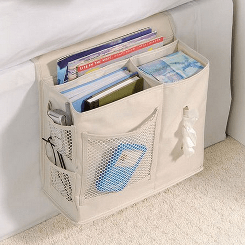 Honana WX-1003 Bedroom Bedside Bag Oxford Cloth Storagebag Sundries Arranged Sofa Bedding Accessory - Trendha