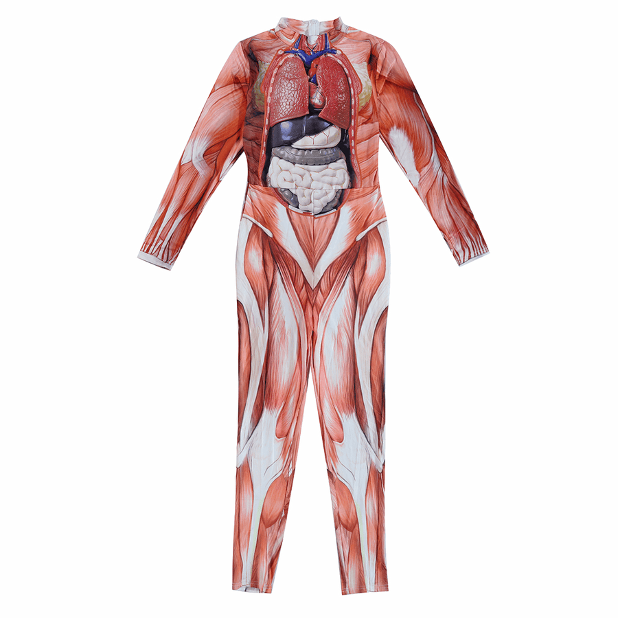 Womens Human Organs Swimwear Cosplay Costume Swimsuit Swimwear Bathing Suit Bodysuit 3D - Trendha