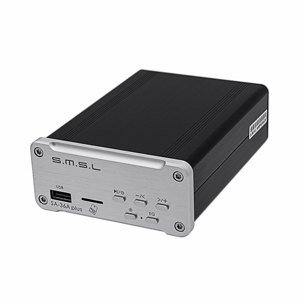 SMSL SA-36A plus Bluetooth 4.1 2X30W TPA3118 HIFI Lossless Class D Digital Amplifier Support TF Card/Usb/U Disk Input - Trendha