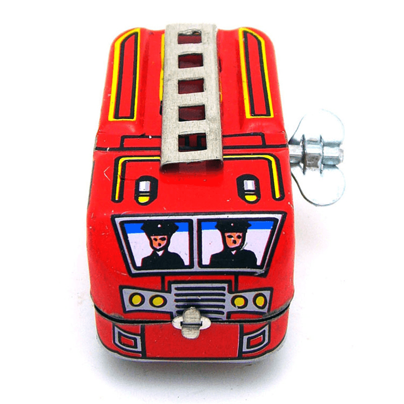 Classic Vintage Wind up Truck Nostalgic Clockwork Children Kids Tin Toys with Key - Trendha