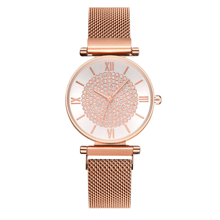 DEFFRUN A326 Star Simple Starry Decoration Casual Style Women Watch Quartz Wrist Watch - Trendha
