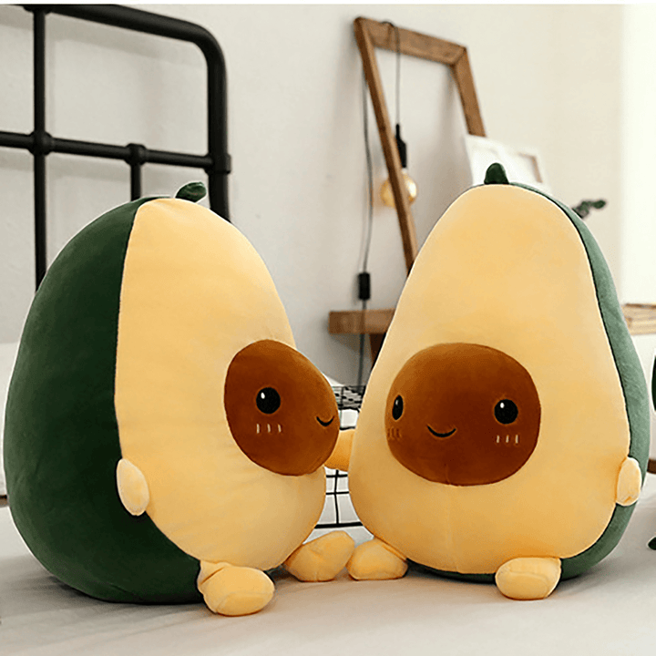 25/35/60CM Cute Avocado Stuffed Plush Toy Soft Baby Doll Cartoon Fruit Pillow Sofa Cushion for Kids Birthday Gift - Trendha
