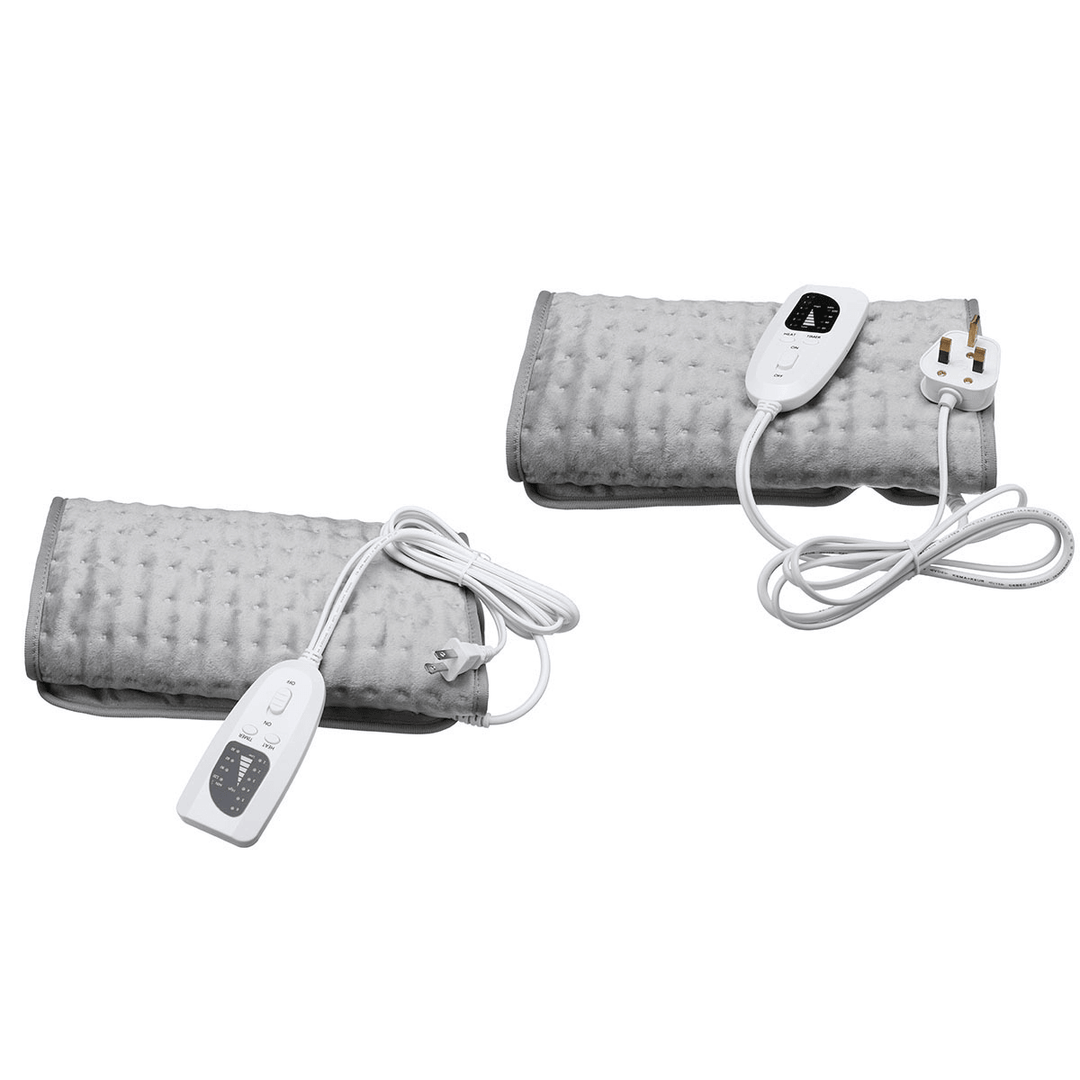Electric Heating Pad Neck Shoulder Back Pain Relief Heated Wrap Temp Adjustable Heater - Trendha