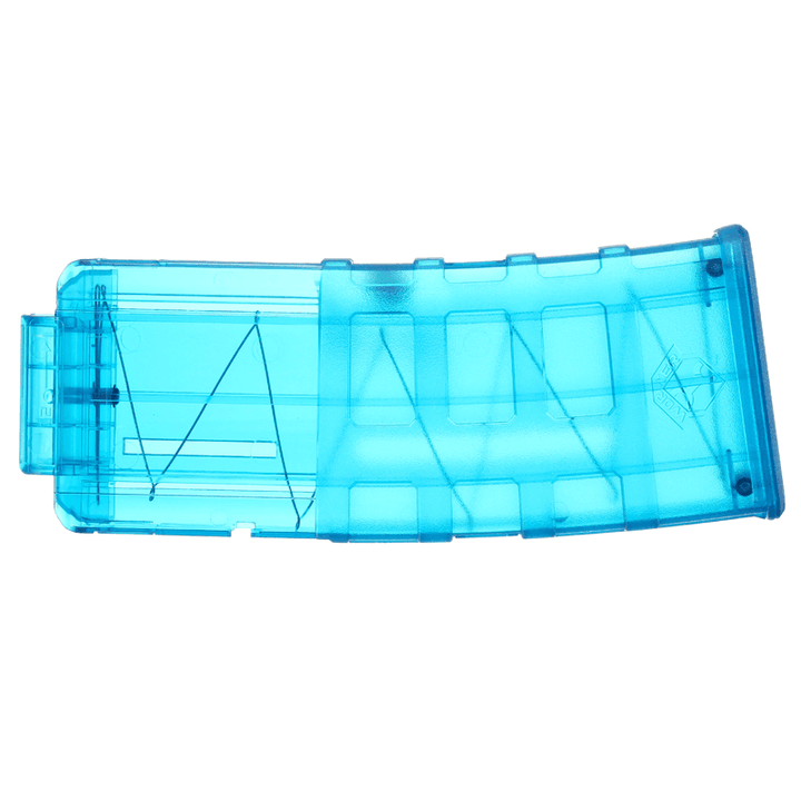 WORKER Mod Prophecyr 12 Darts Quick Reload Clip for Nerf N-Strike Blaster Blue Transparent Toys - Trendha