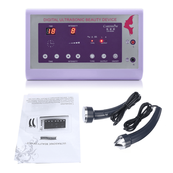 Ultrasonic Beauty Device Anti-Wrinkle Spot Remover Anti-Ageing Cleansing Skin Slimmimg Face & Body Machine - Trendha