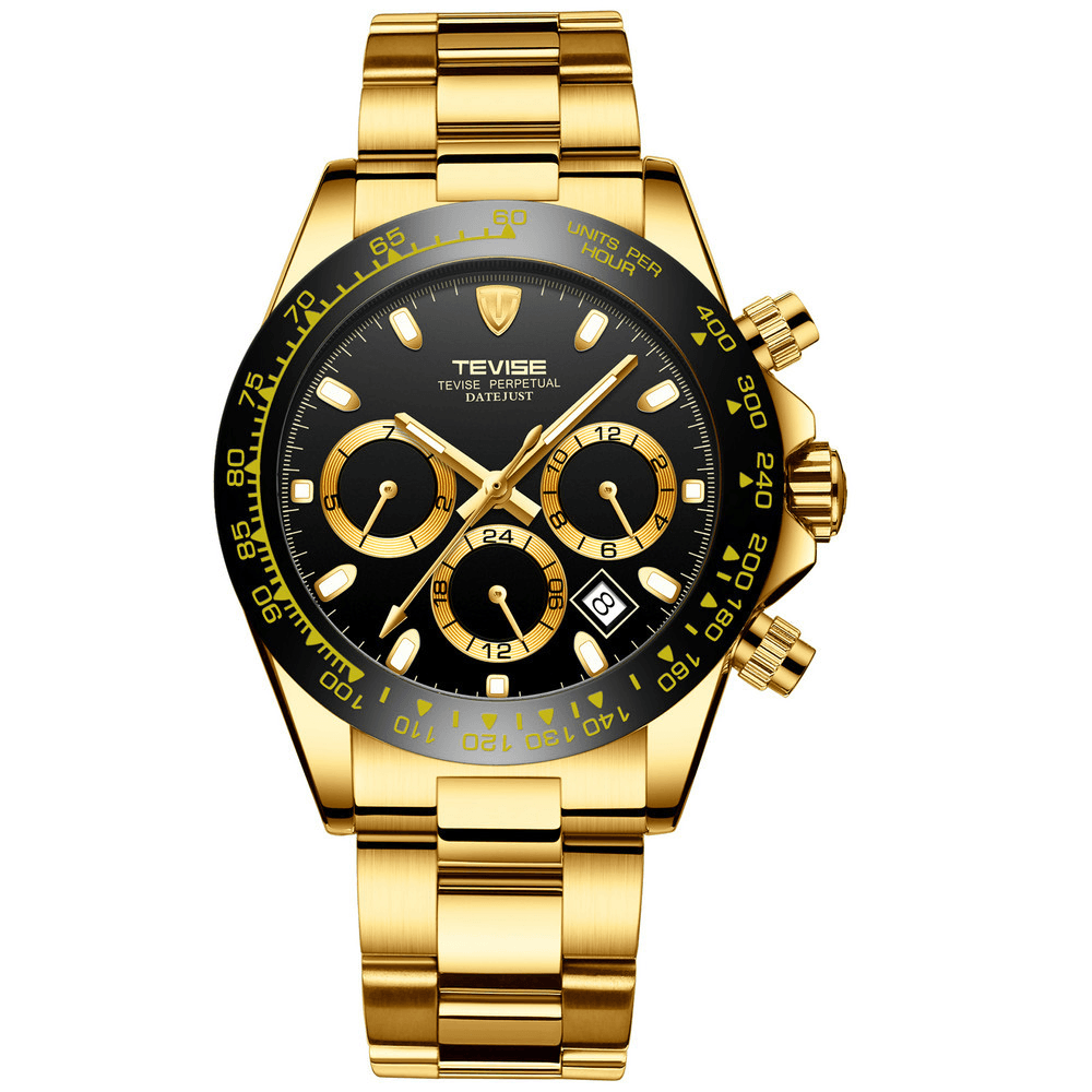 TEVISE T822A Luminous Display Business Style Men Wrist Watch Multi Function Automatic Mechanical Watch - Trendha