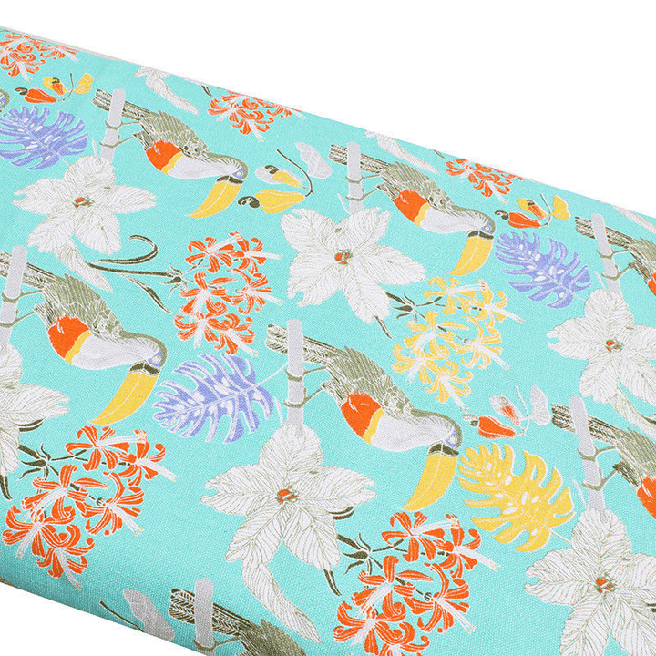 Padded Ironing Board Cover Retaining Flamingo with Heat-Reflective 2-Layers Cotton Pad - Trendha