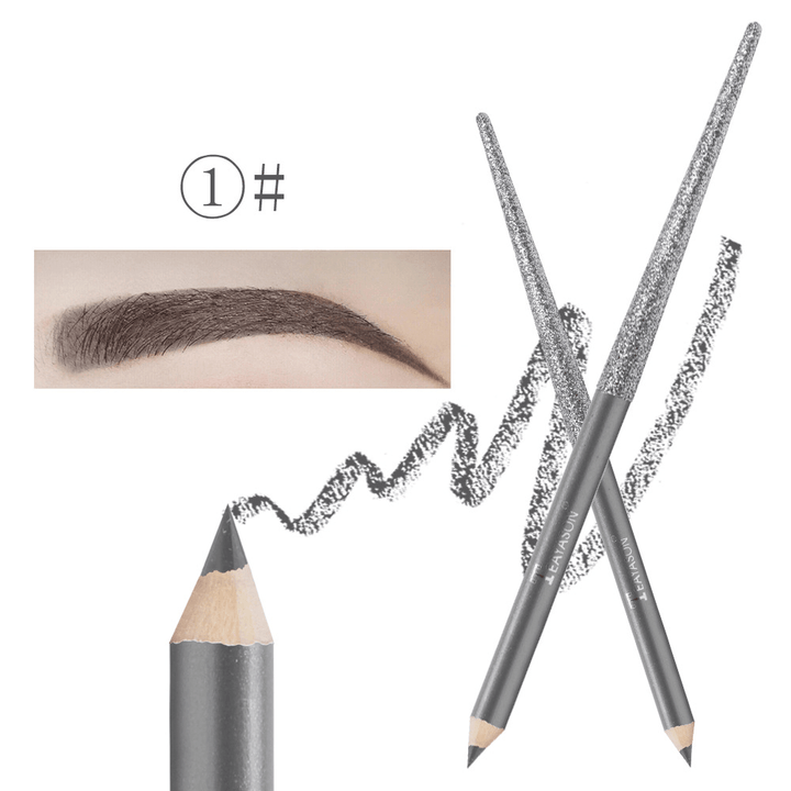 Sliver Eyebrow Pencil Waterproof Eyebrow Enhancers Long-Lasting Eye Brow Pen Eye Makeup - Trendha