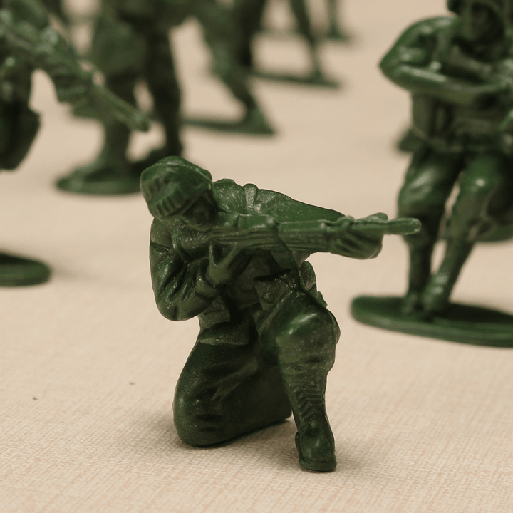 YC 998-3 100PCS 5Cm Soldier Army Troop Figure Battle War DIY Scene Model - Trendha