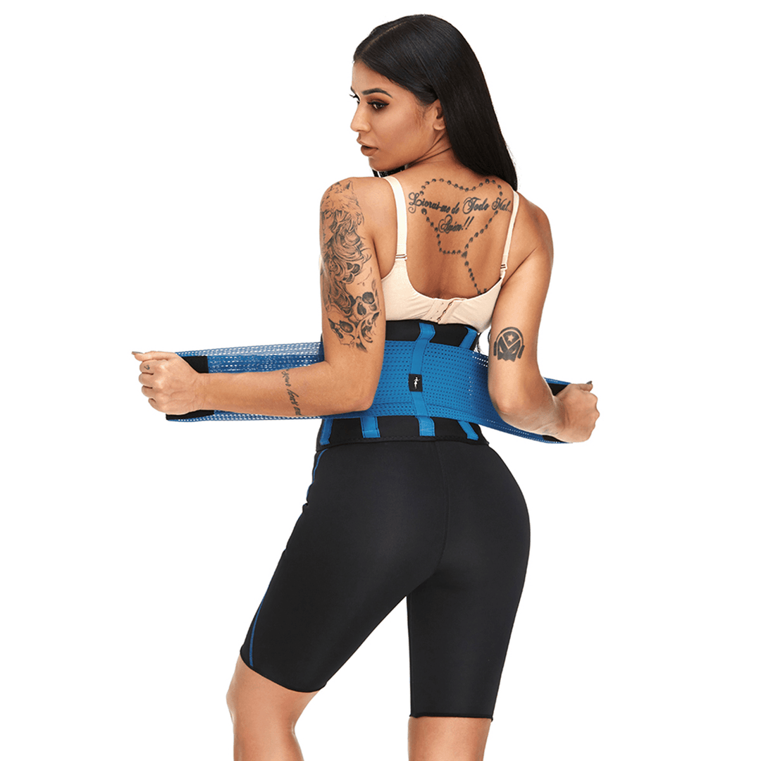 Neoprene Adjustable Waist Trainer Belt Cincher Sports Burn Fat Abdomen Slimming Shaper Unisex - Trendha
