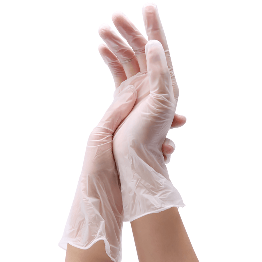 100Pcs Disposable Protective Gloves Waterproof Oil-Resistant Safety Food Grade Glove - Trendha