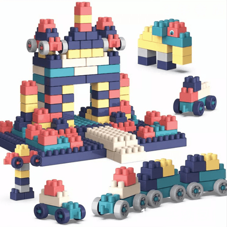 360 Pcs Large Particle Building Blocks Park Set DIY Assembly Multi-Shape Puzzle Educational Toy for Kids Gift - Trendha