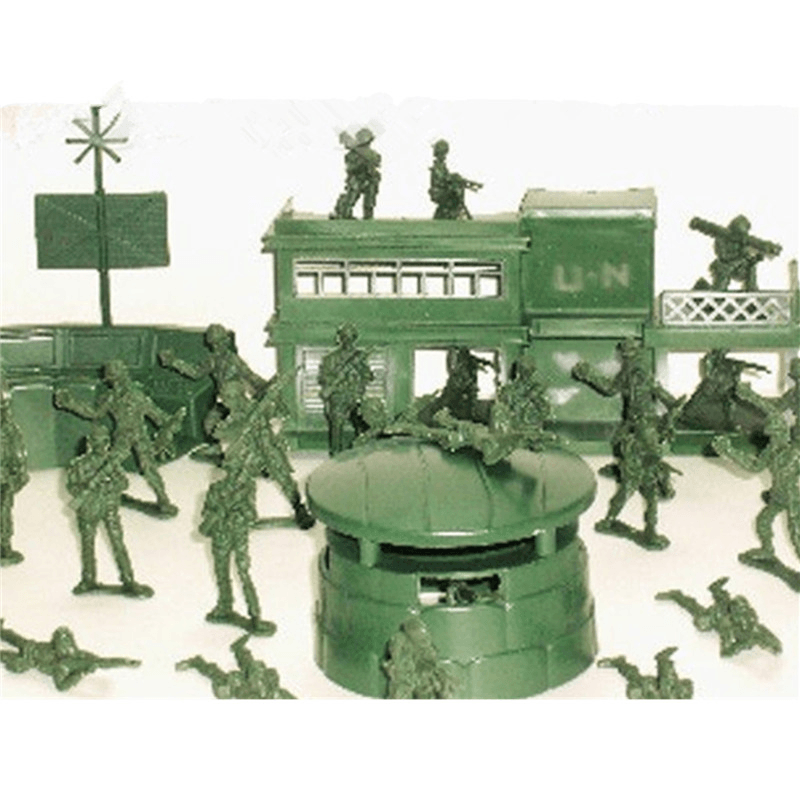 56PCS 5CM Military Soldiers Set Kit Figures Accessories Model for Kids Children Christmas Gift Toys - Trendha
