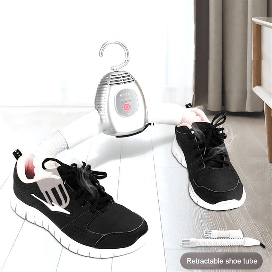 Electric Clothes Drying Portable Dryer Hanger Folding Smart Timing Shoe Dryer - Trendha