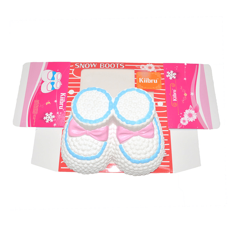 Kiibru Squishy Jumbo Christmas Snow Boots 16Cm Licensed Slow Rising Original Packaging Collection Gift Toy - Trendha