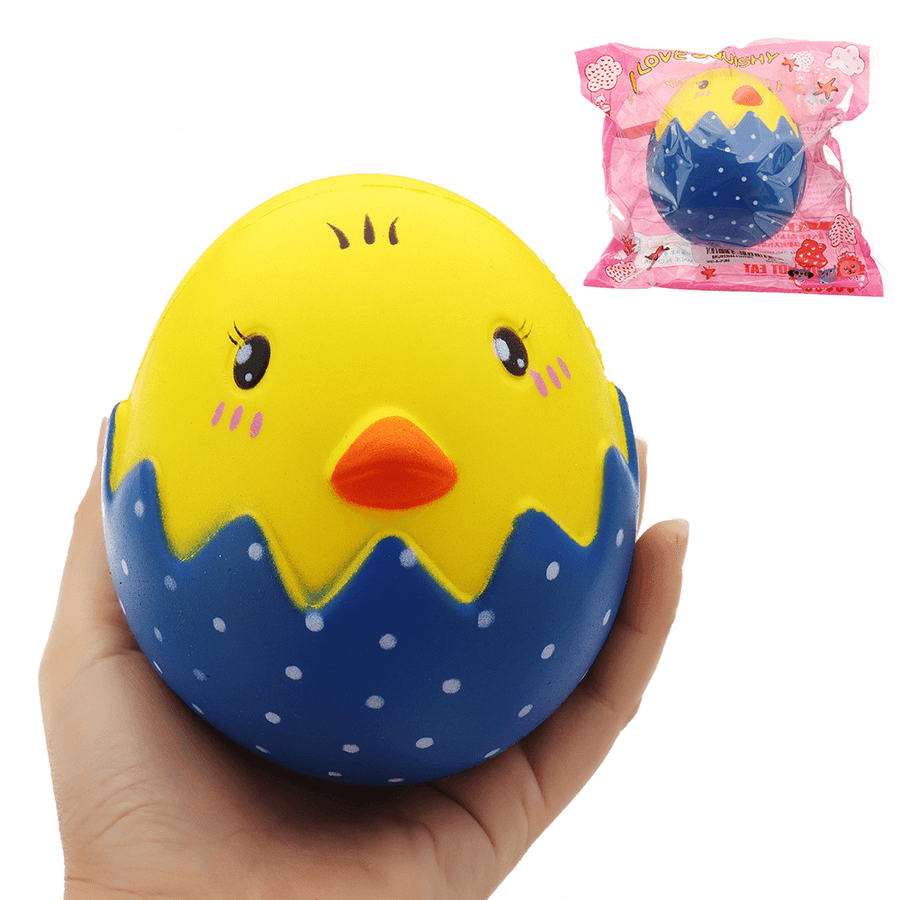 Broken Egg Shell Squishy 13*11CM Slow Rising with Packaging Collection Gift Soft Toy - Trendha