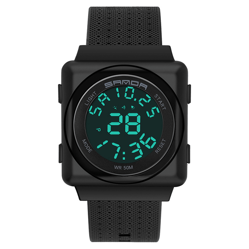 SANDA 2000 Cool Sport Watch Shockproof Luminous Display Fashion 50M Waterproof Digital Watch - Trendha