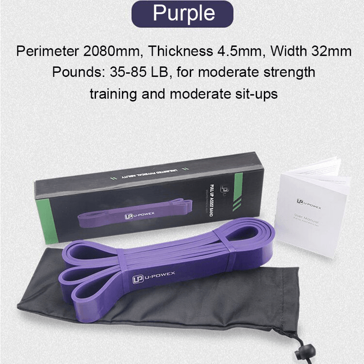 Exercise Bands Yoga Fitness Resistance Bands Carry Bag Straps for Resistance Training Physical Therapy Home Workouts Body Shaping - Trendha