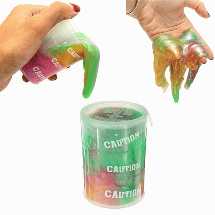Barrel Slime Sticky Toy Random Color Mixed Kids DIY Funny Gift - Trendha