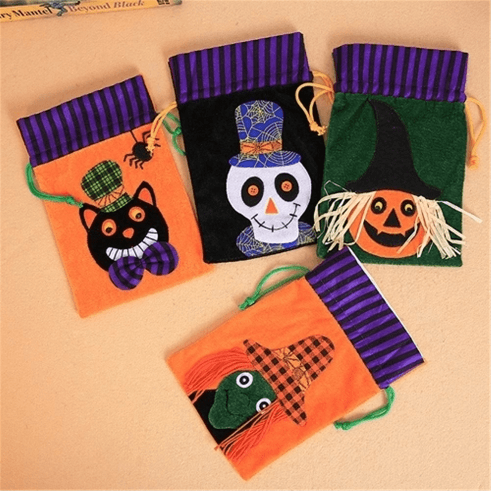 Halloween Children Chocolate Candy Packaging Bag Velvet Gift Bag - Trendha
