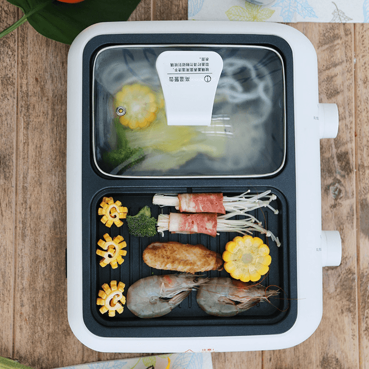 Nathome Multi-Function Integrated Pot Electric Hot Pot Baking Tray From - Trendha