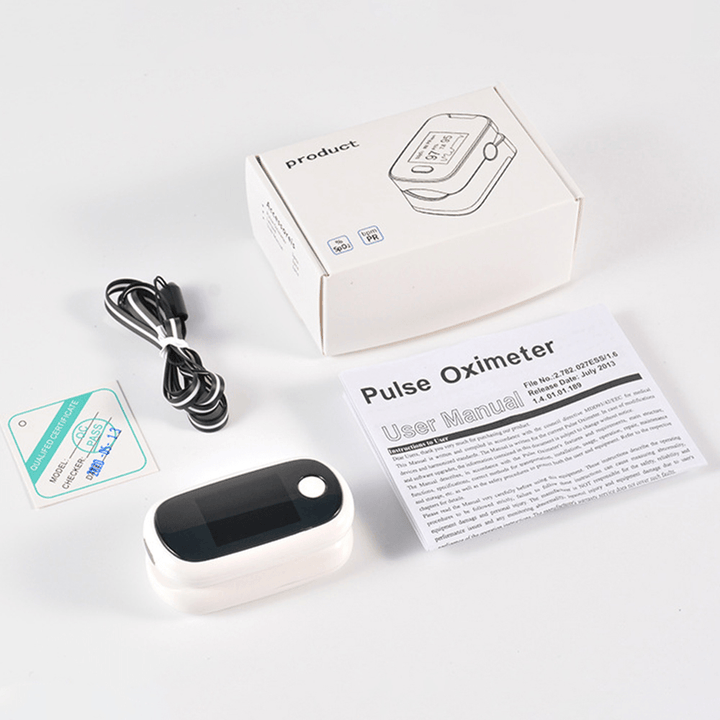 USB Rechargeable Oximeter OLED Finger Pulse Oximeter Spo2 Heart Rate Monitor Oximetro De Dedo USB Cable Oximeters - Trendha