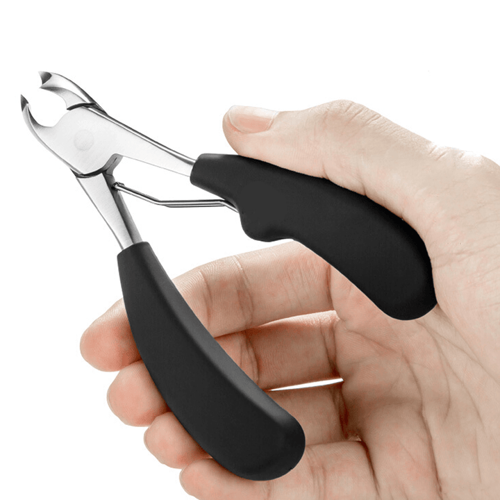 Y.F.M® Stainless Steel Ingrown Toenails Nipper Clipper Precision Cutter Thick Pedicure Tool - Trendha