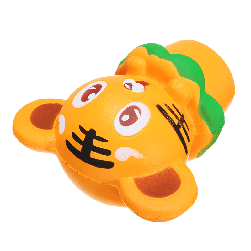 Squishy Tiger 13Cm Soft Slow Rising 10S Collection Gift Decor Squeeze Stress Reliever Toy - Trendha
