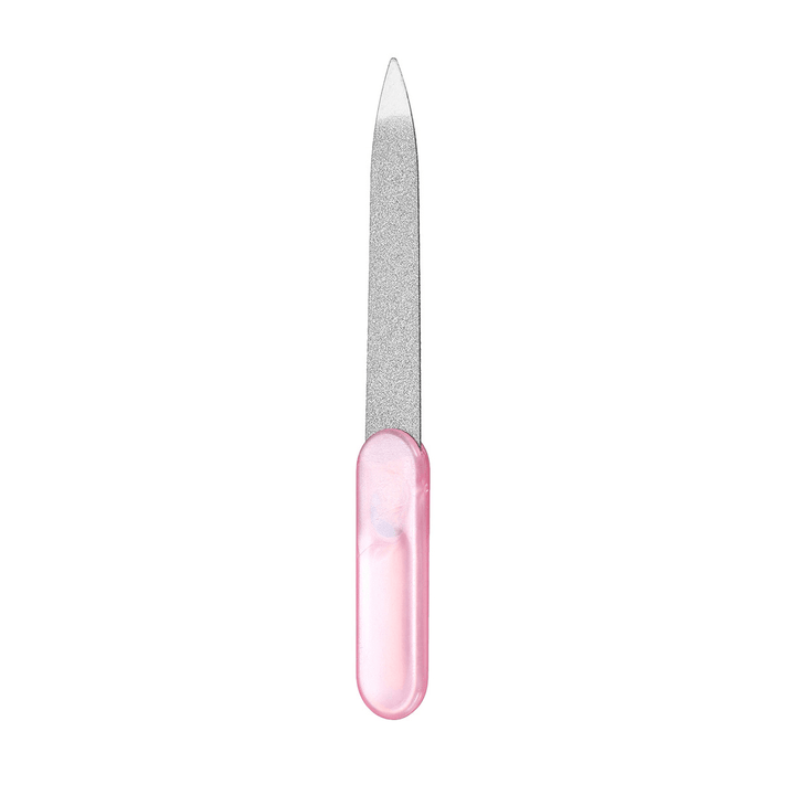 5Pcs Pink Portable Nail Tools Professional File Suitable for Professional Salon Use or Home Use - Trendha
