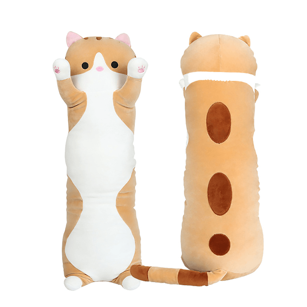 110/130Cm Cute Plush Cat Doll Soft Stuffed Pillow Doll Toy for Kids - Trendha