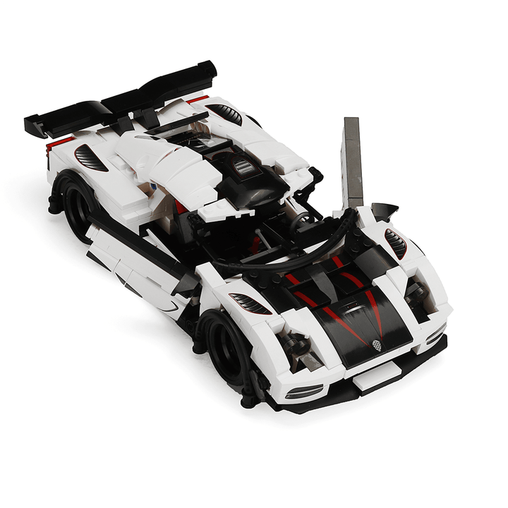 728PCS DIY Assembly Super Racing Car Building Blocks Sports Racer Pull Back Vehicle Supercar Children Speed Bricks Toy for Kids Gifts - Trendha