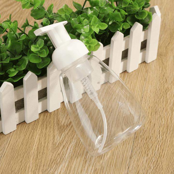 Transparent Foam Pump Bottle Liquid Container Bath Room Refillable Makeup Tools 300ML - Trendha