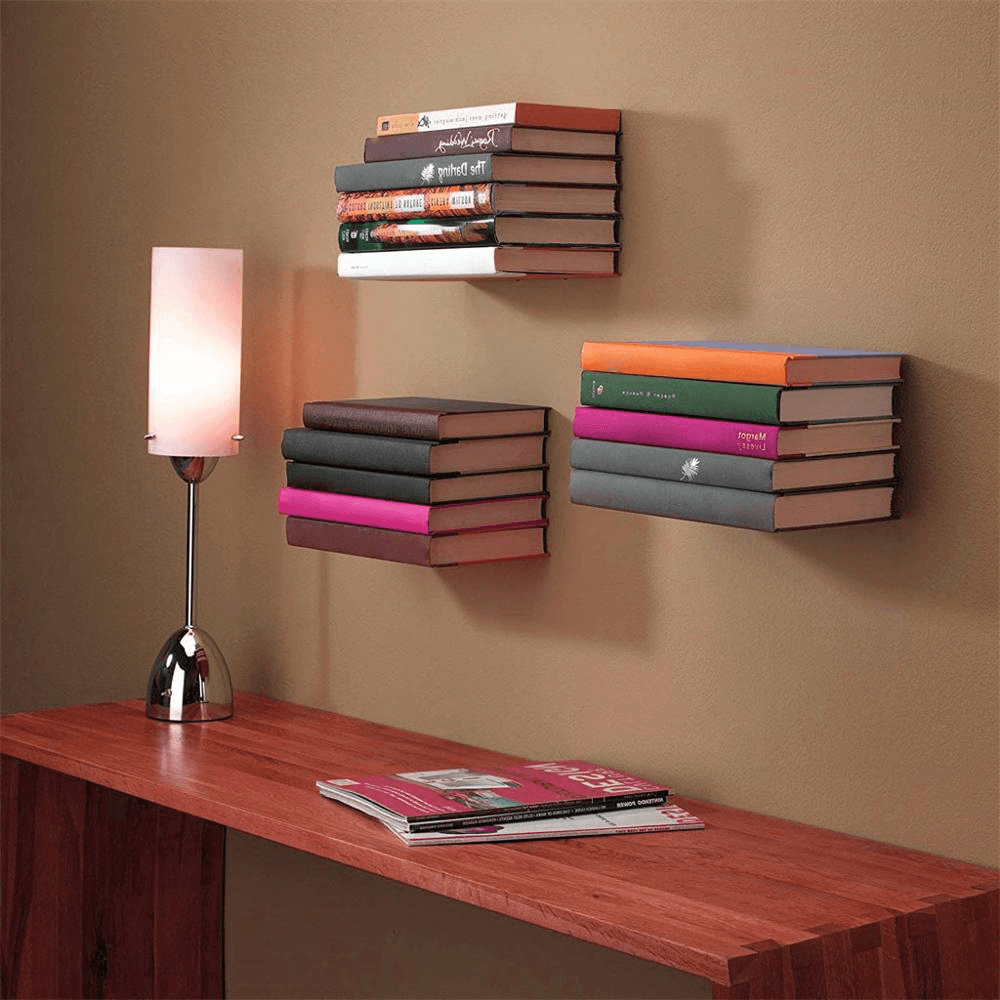 Colorful Bookshelf Nordic Style Shelf Decoration Wall-Mounted Floating Bookshelf for Home Decoration - Trendha